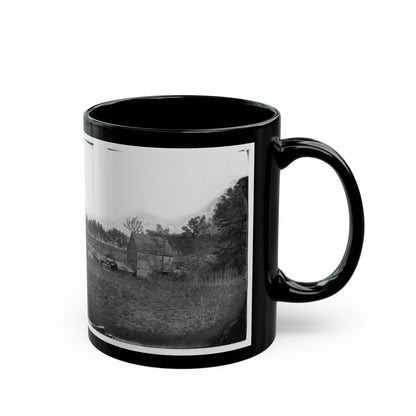 Mechanicsville, Va. Ellerson's Mill (U.S. Civil War) Black Coffee Mug-The Sticker Space