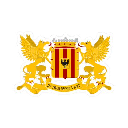 Mechelen wapen 1 (Belgium) (Coat of Arms) STICKER Vinyl Kiss-Cut Decal 2 Inch White - The Sticker Space