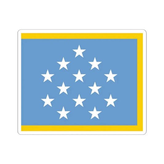 Medal of Honor Flag with Gold Fringe (United States) STICKER Vinyl Kiss-Cut Decal 2 Inch White - The Sticker Space