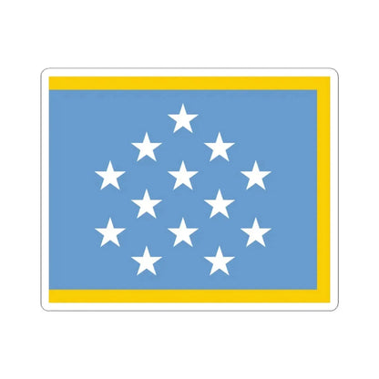 Medal of Honor Flag with Gold Fringe (United States) STICKER Vinyl Kiss-Cut Decal 3 Inch White - The Sticker Space
