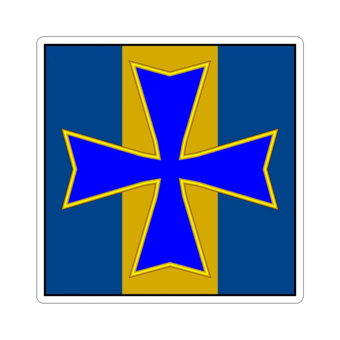 Medalla al Merito Militar Mexico (Mexico) (Coat of Arms) STICKER Vinyl Kiss-Cut Decal 2 Inch White - The Sticker Space