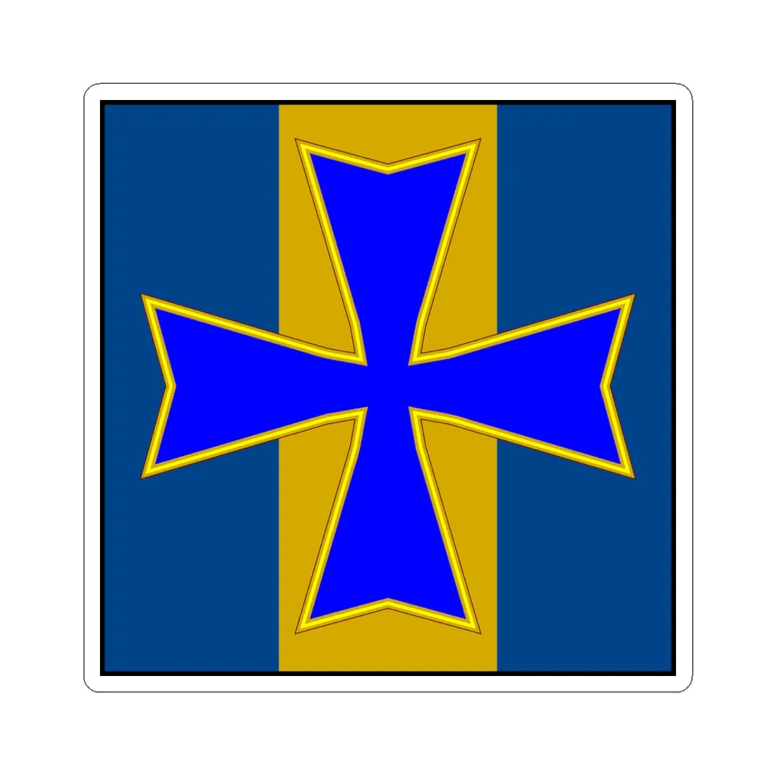 Medalla al Merito Militar Mexico (Mexico) (Coat of Arms) STICKER Vinyl Kiss-Cut Decal 3 Inch White - The Sticker Space