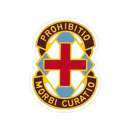 MEDDAC Augsburg (U.S. Army) Transparent STICKER Die-Cut Vinyl Decal 3 Inch - The Sticker Space