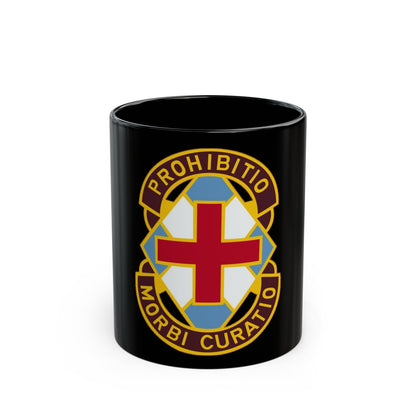 MEDDAC Augsburg US (U.S. Army) Black Coffee Mug-11oz-The Sticker Space