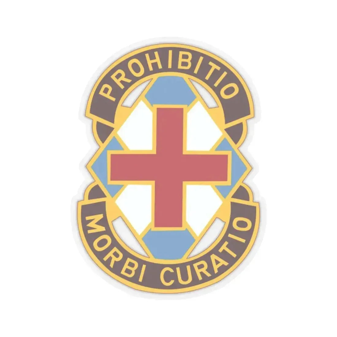 MEDDAC Augsburg US (U.S. Army) STICKER Vinyl Kiss-Cut Decal 3 Inch Transparent - The Sticker Space