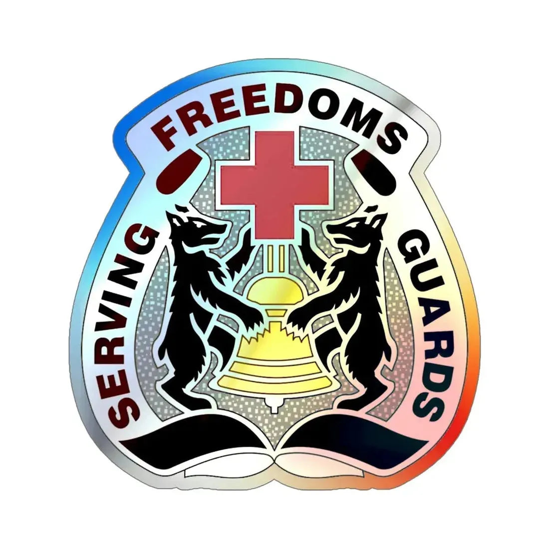 MEDDAC Berlin (U.S. Army) Holographic STICKER Die-Cut Vinyl Decal - The Sticker Space