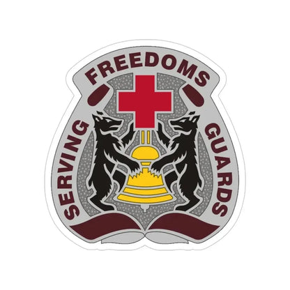 MEDDAC Berlin (U.S. Army) Transparent STICKER Die-Cut Vinyl Decal 5 Inch - The Sticker Space