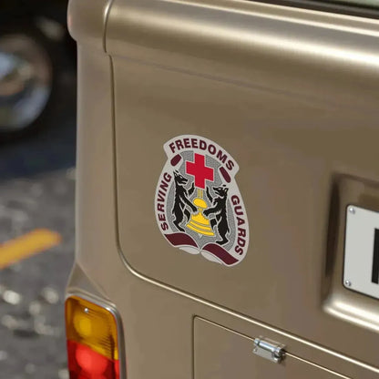 MEDDAC Berlin (U.S. Army) Transparent STICKER Die-Cut Vinyl Decal - The Sticker Space