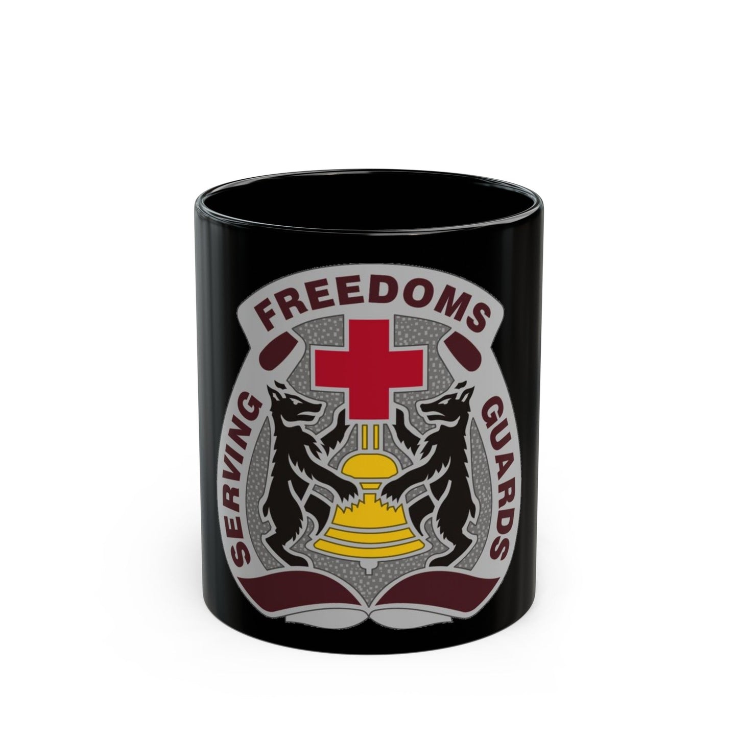 MEDDAC Berlin US (U.S. Army) Black Coffee Mug-11oz-The Sticker Space