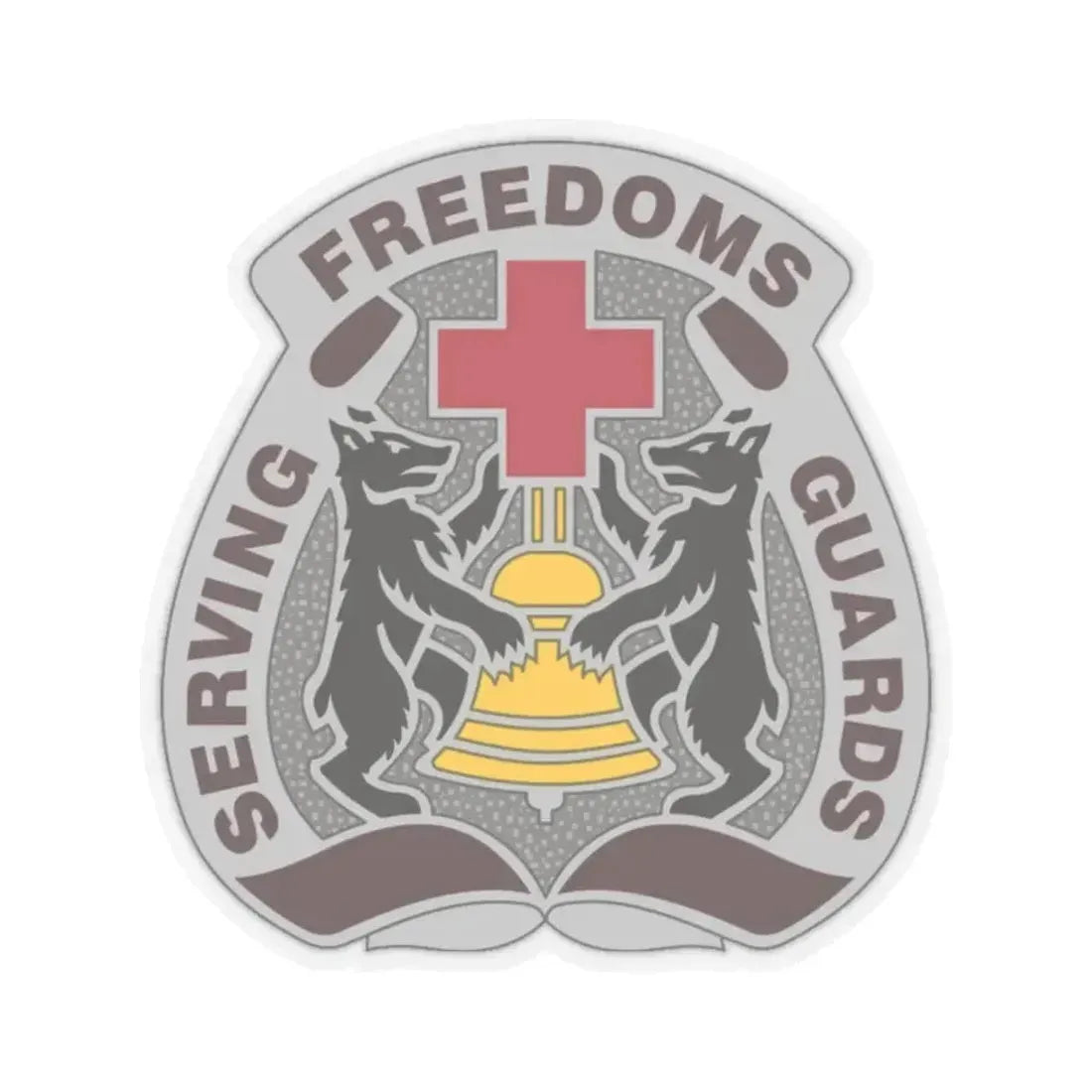 MEDDAC Berlin US (U.S. Army) STICKER Vinyl Kiss-Cut Decal 2 Inch Transparent - The Sticker Space