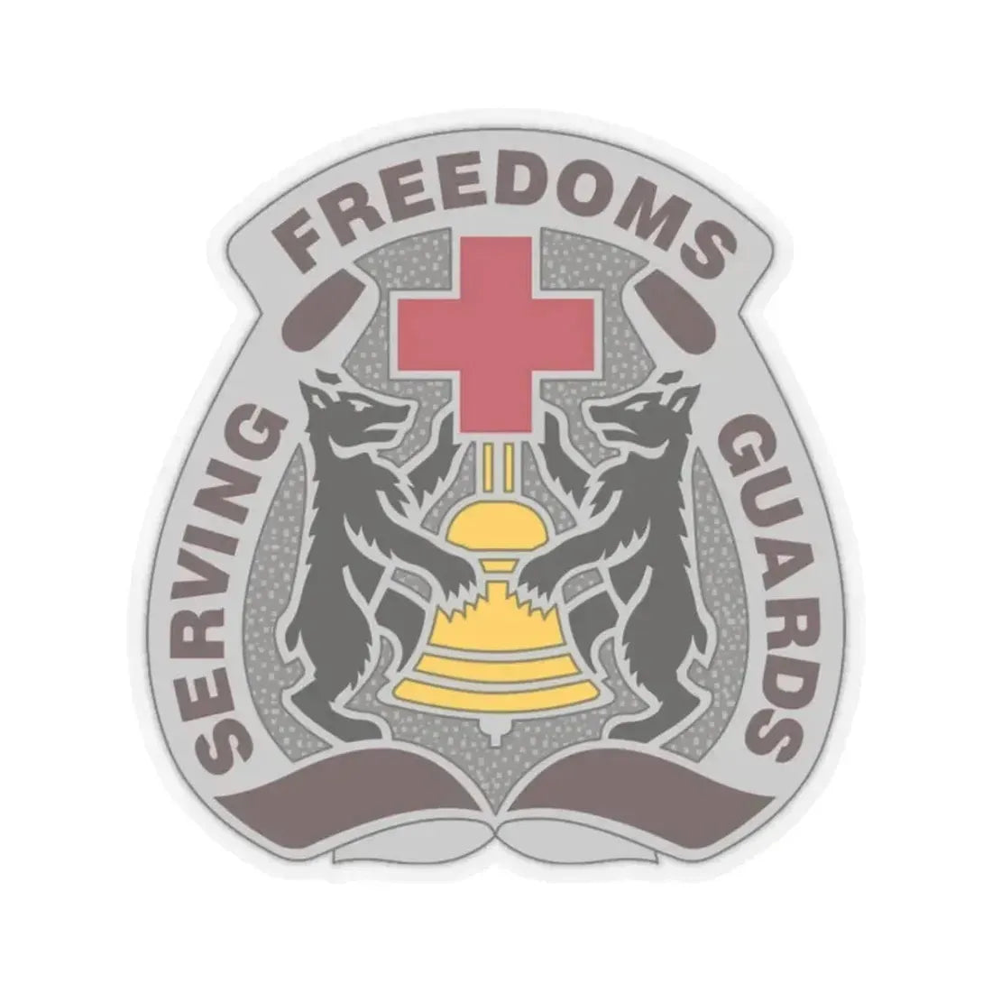 MEDDAC Berlin US (U.S. Army) STICKER Vinyl Kiss-Cut Decal 3 Inch Transparent - The Sticker Space