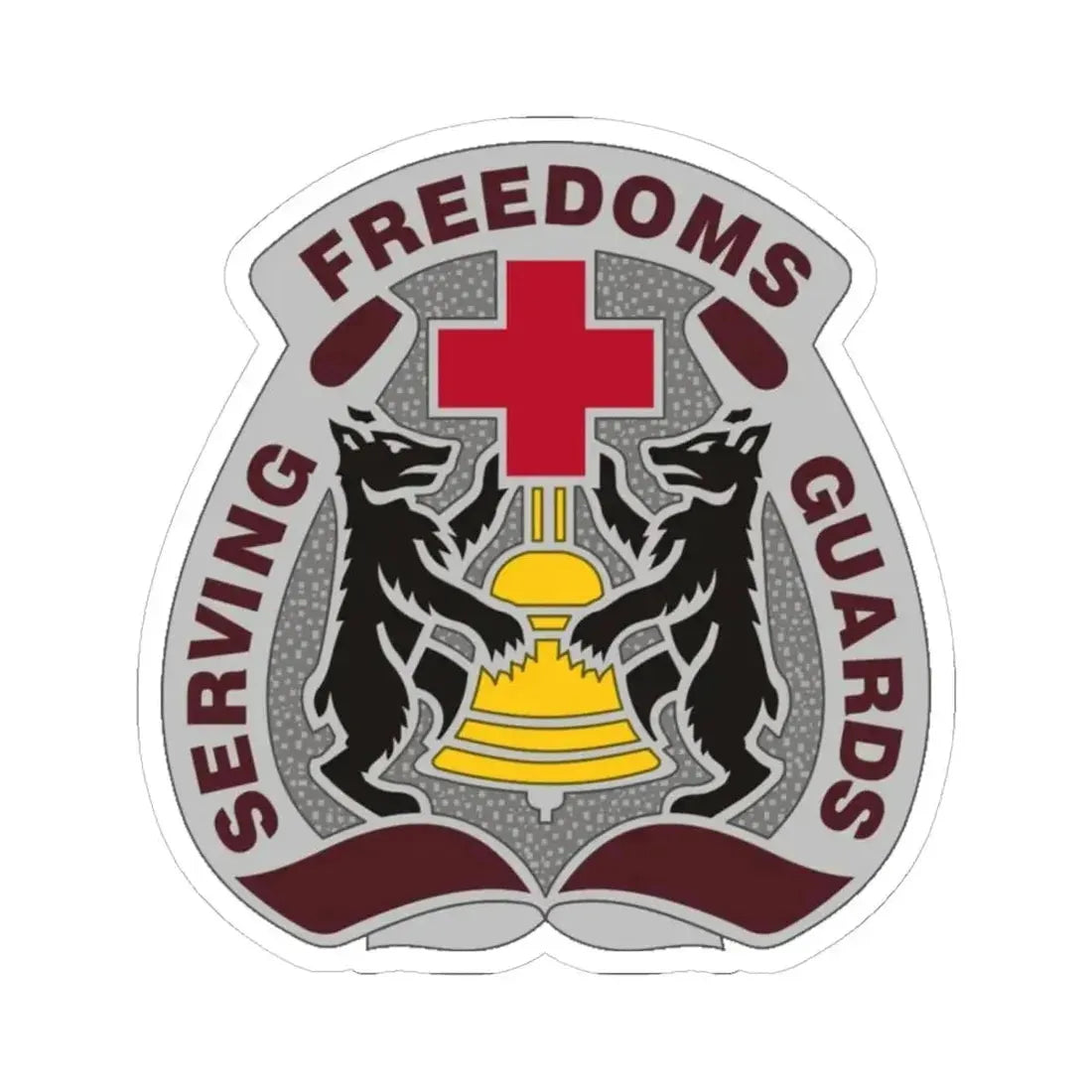 MEDDAC Berlin US (U.S. Army) STICKER Vinyl Kiss-Cut Decal 6 Inch White - The Sticker Space