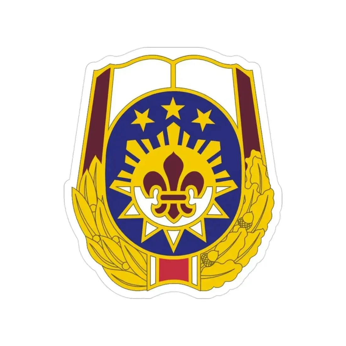 MEDDAC Fort Irwin (U.S. Army) Transparent STICKER Die-Cut Vinyl Decal 3 Inch - The Sticker Space