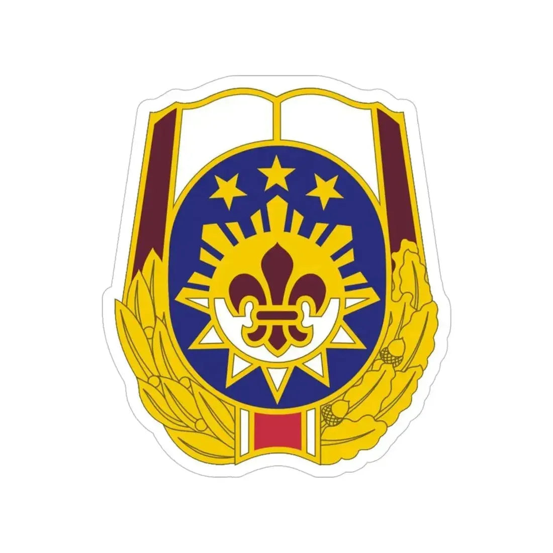 MEDDAC Fort Irwin (U.S. Army) Transparent STICKER Die-Cut Vinyl Decal 5 Inch - The Sticker Space