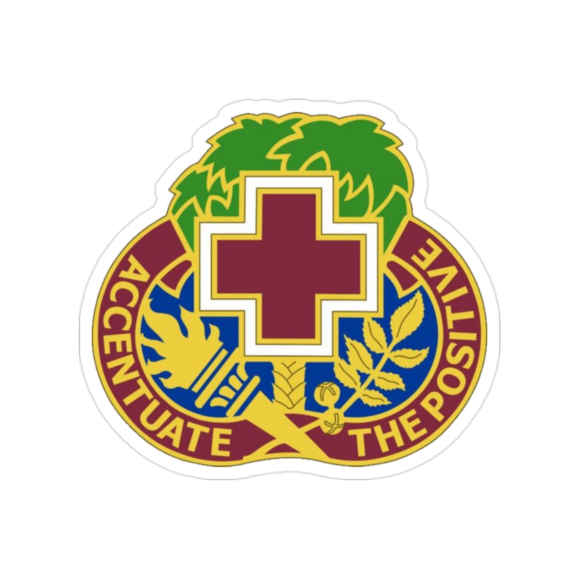 MEDDAC Fort Jackson (U.S. Army) Transparent STICKER Die-Cut Vinyl Decal-2 Inch-The Sticker Space