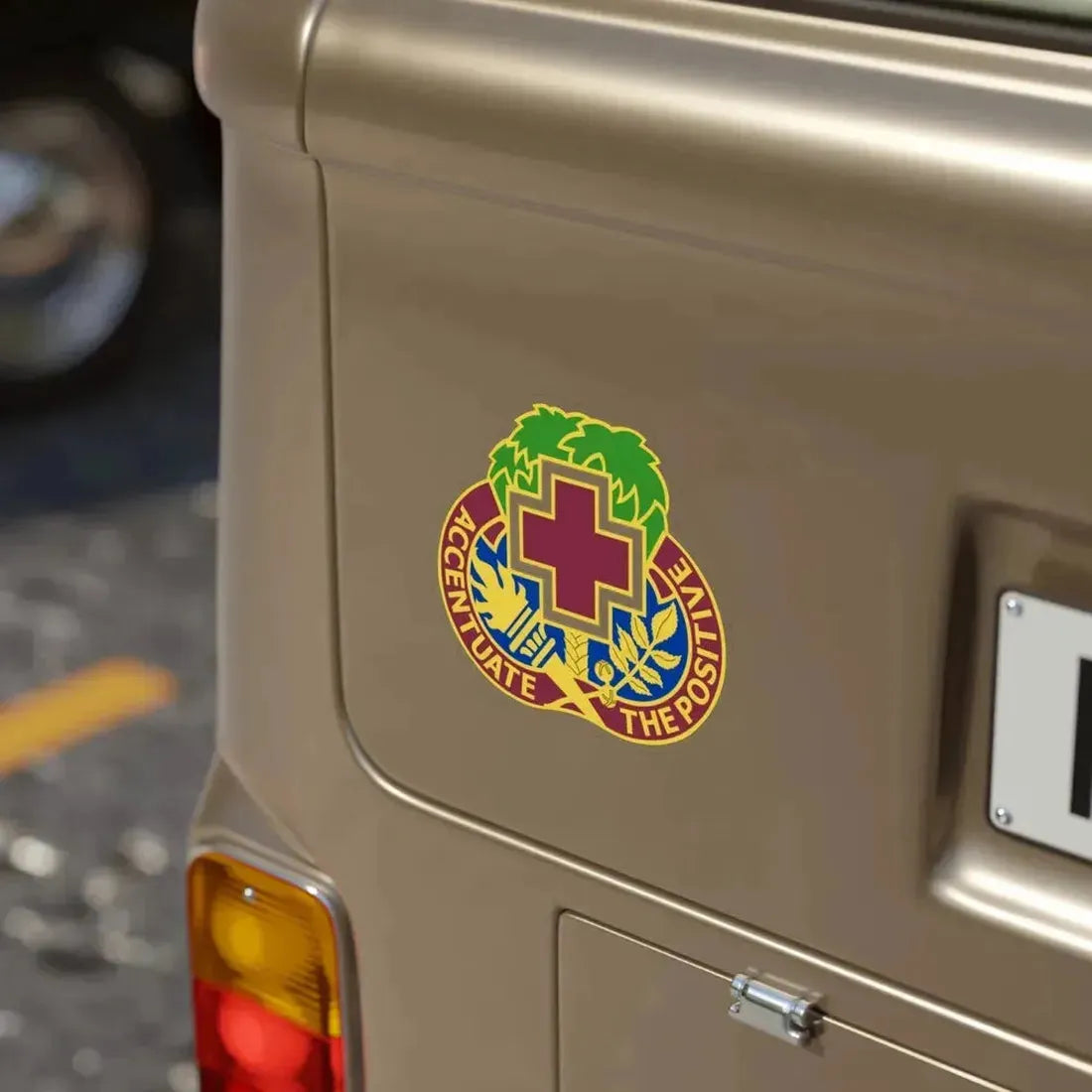 MEDDAC Fort Jackson (U.S. Army) Transparent STICKER Die-Cut Vinyl Decal - The Sticker Space