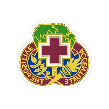 MEDDAC Fort Jackson US (U.S. Army) REVERSE PRINT Transparent Die-Cut STICKER - The Sticker Space