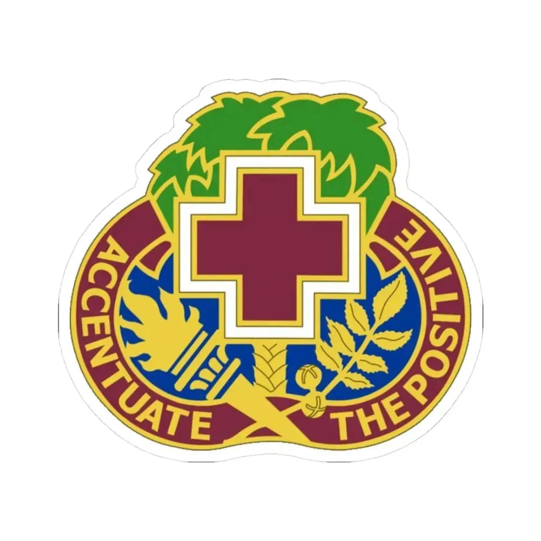 MEDDAC Fort Jackson US (U.S. Army) STICKER Vinyl Kiss-Cut Decal 3 Inch White - The Sticker Space