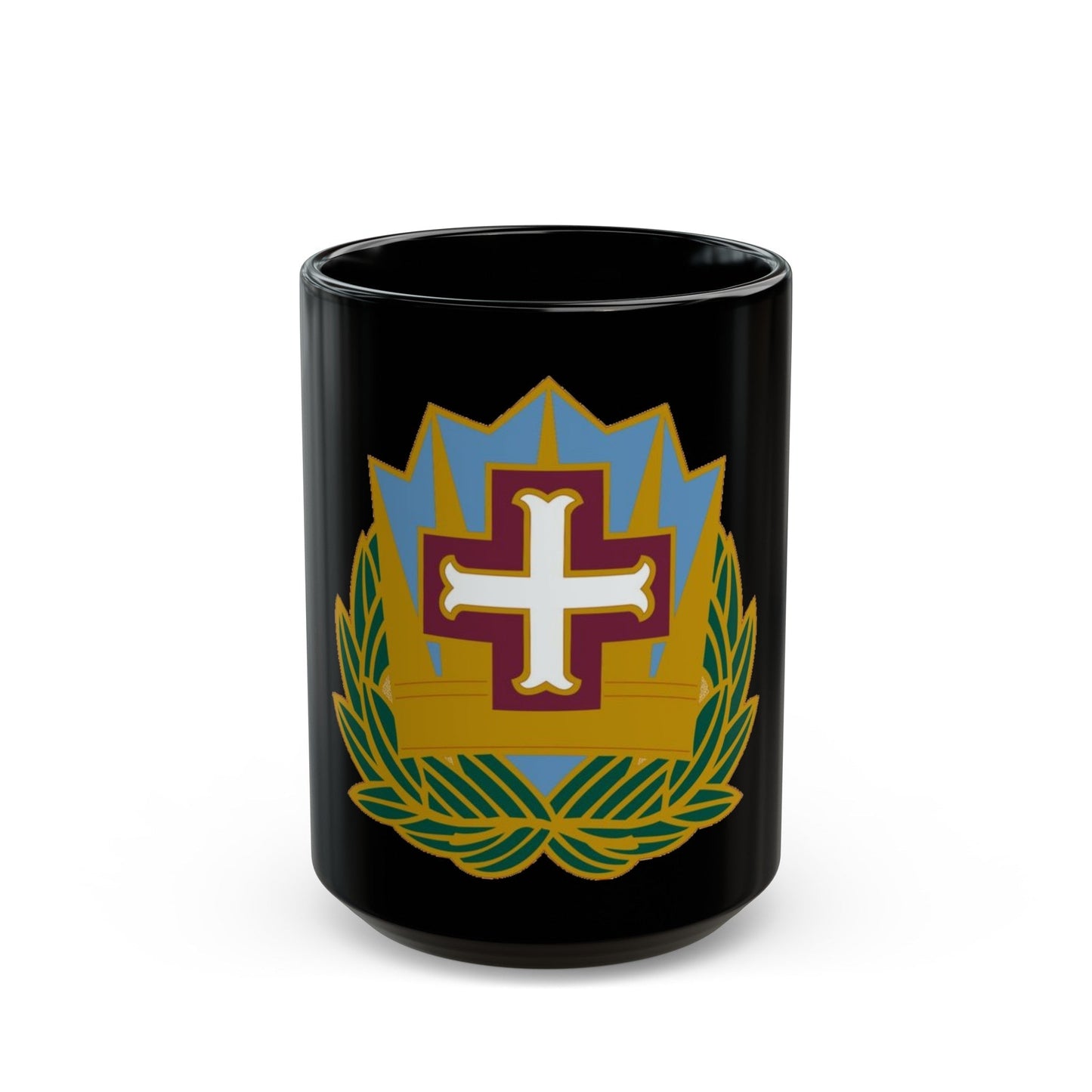 MEDDAC Fort McArthur US (U.S. Army) Black Coffee Mug-15oz-The Sticker Space