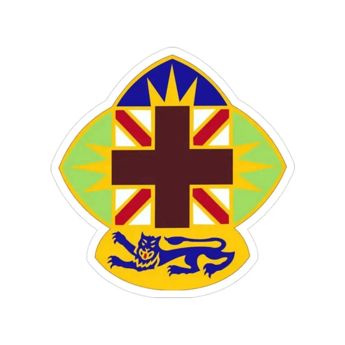 MEDDAC Fort McClellan (U.S. Army) Transparent STICKER Die-Cut Vinyl Decal 2 Inch - The Sticker Space