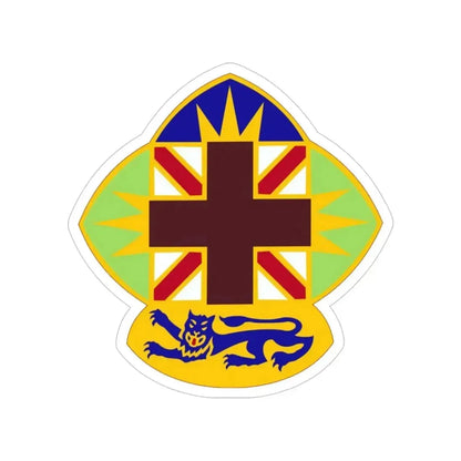 MEDDAC Fort McClellan (U.S. Army) Transparent STICKER Die-Cut Vinyl Decal 4 Inch - The Sticker Space