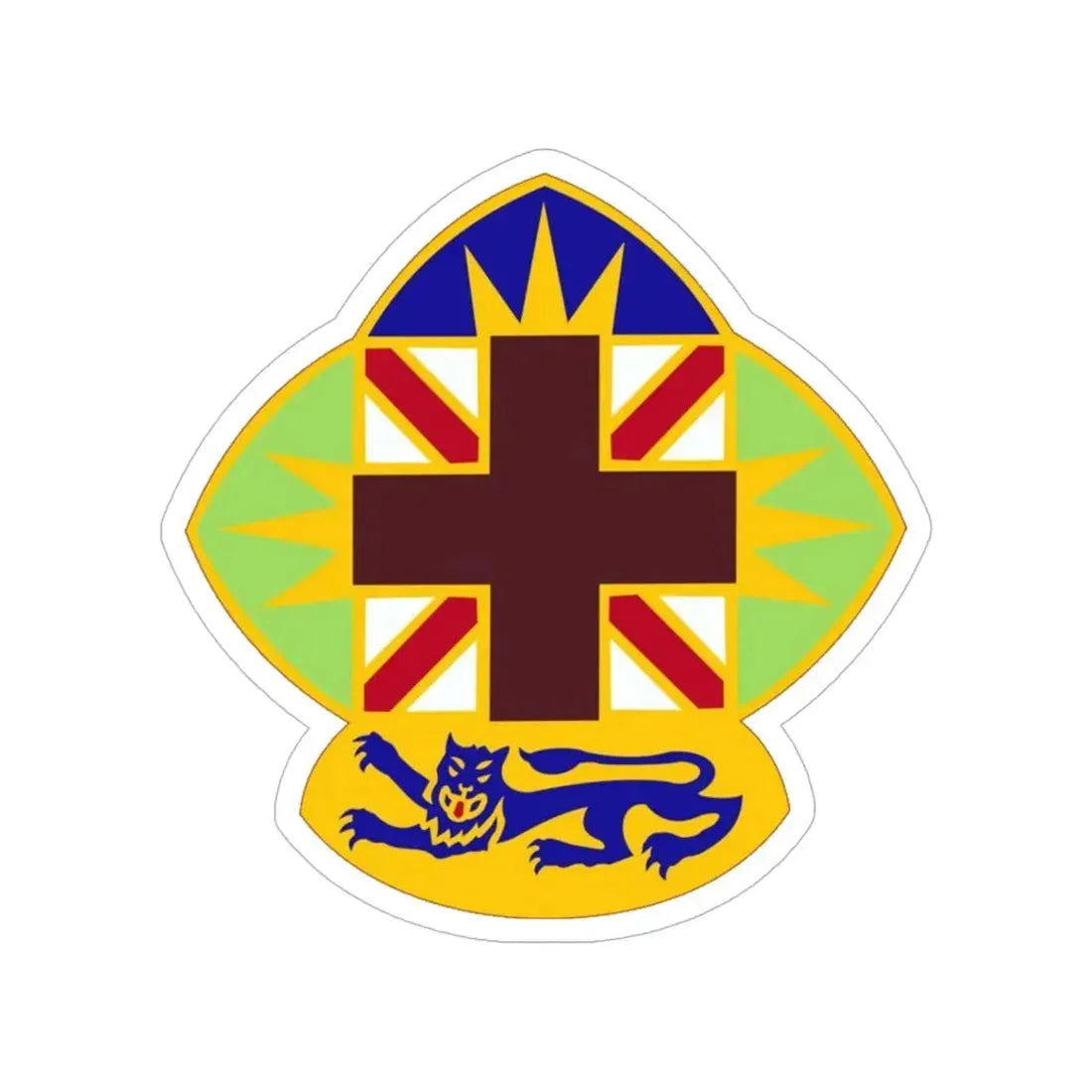 MEDDAC Fort McClellan (U.S. Army) Transparent STICKER Die-Cut Vinyl Decal - The Sticker Space