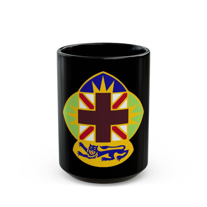 MEDDAC Fort McClellan US (U.S. Army) Black Coffee Mug-15oz-The Sticker Space