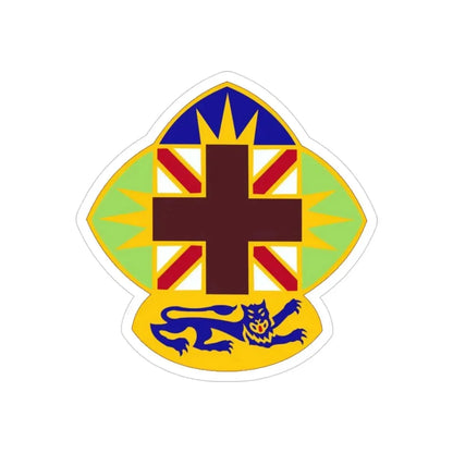 MEDDAC Fort McClellan US (U.S. Army) REVERSE PRINT Transparent Die-Cut STICKER - The Sticker Space