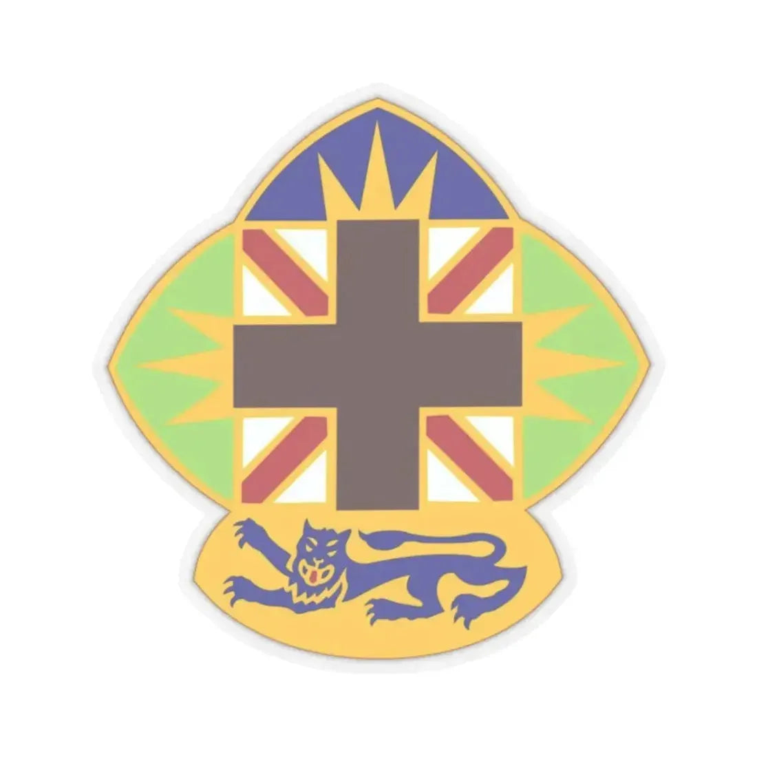 MEDDAC Fort McClellan US (U.S. Army) STICKER Vinyl Kiss-Cut Decal 3 Inch Transparent - The Sticker Space