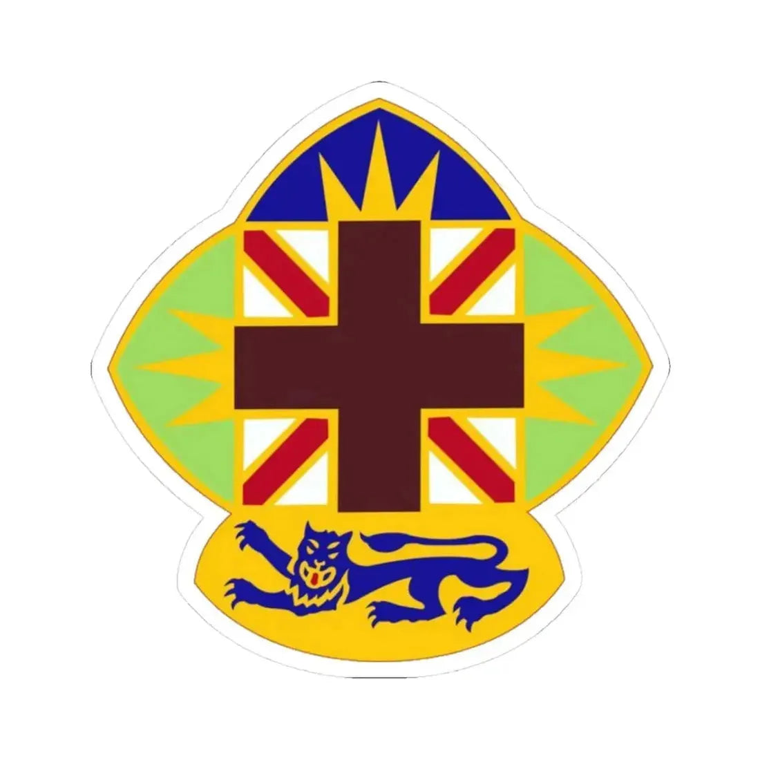 MEDDAC Fort McClellan US (U.S. Army) STICKER Vinyl Kiss-Cut Decal 3 Inch White - The Sticker Space