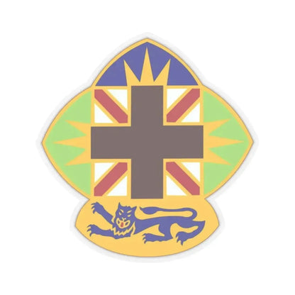 MEDDAC Fort McClellan US (U.S. Army) STICKER Vinyl Kiss-Cut Decal 4 Inch Transparent - The Sticker Space