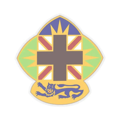 MEDDAC Fort McClellan US (U.S. Army) STICKER Vinyl Kiss-Cut Decal 6 Inch Transparent - The Sticker Space