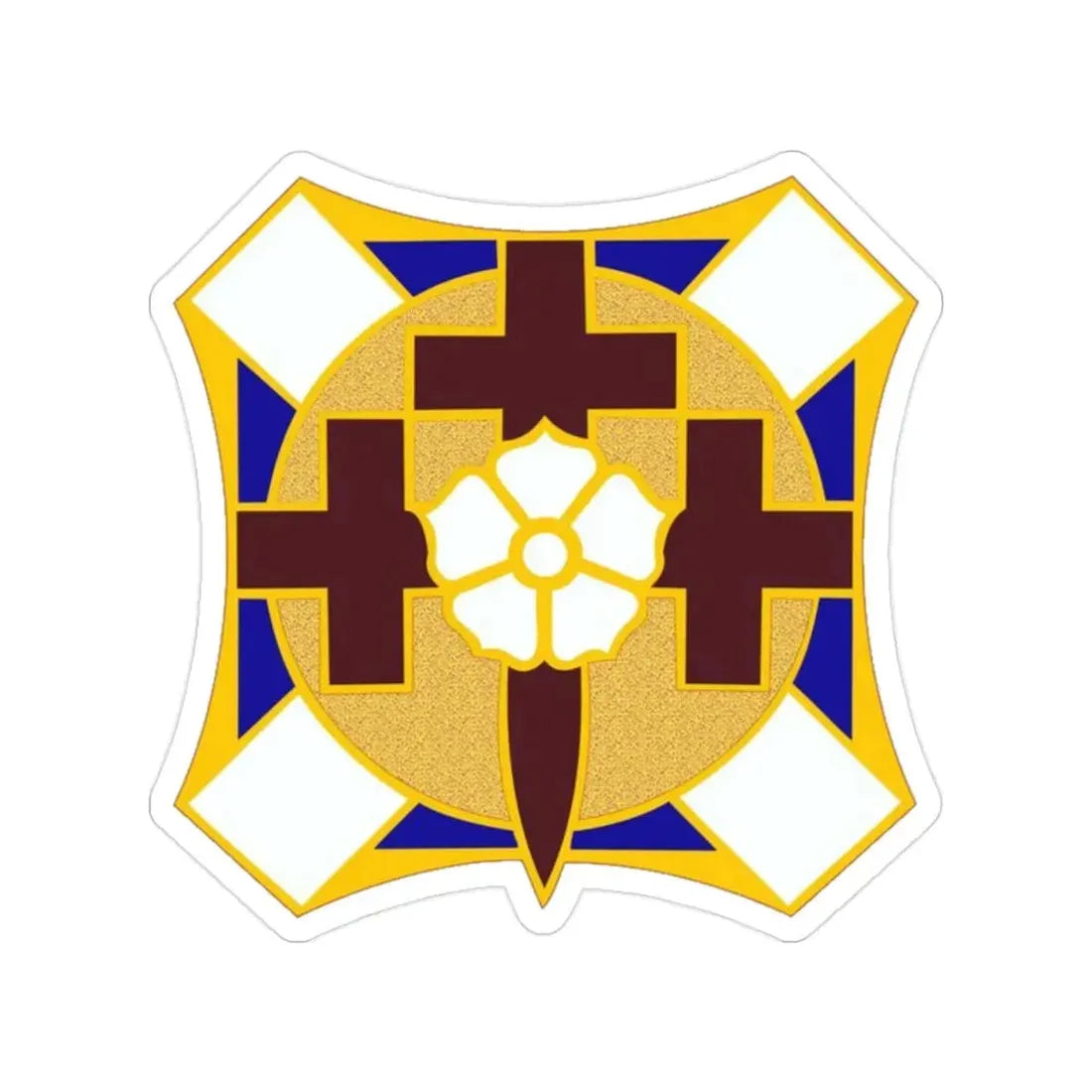 MEDDAC Fort McPherson (U.S. Army) Transparent STICKER Die-Cut Vinyl Decal 2 Inch - The Sticker Space