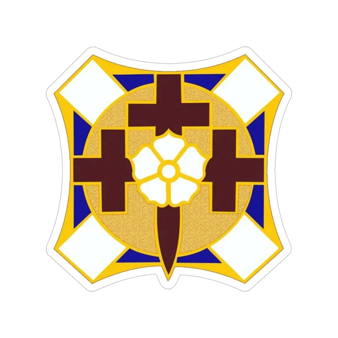 MEDDAC Fort McPherson (U.S. Army) Transparent STICKER Die-Cut Vinyl Decal 4 Inch - The Sticker Space