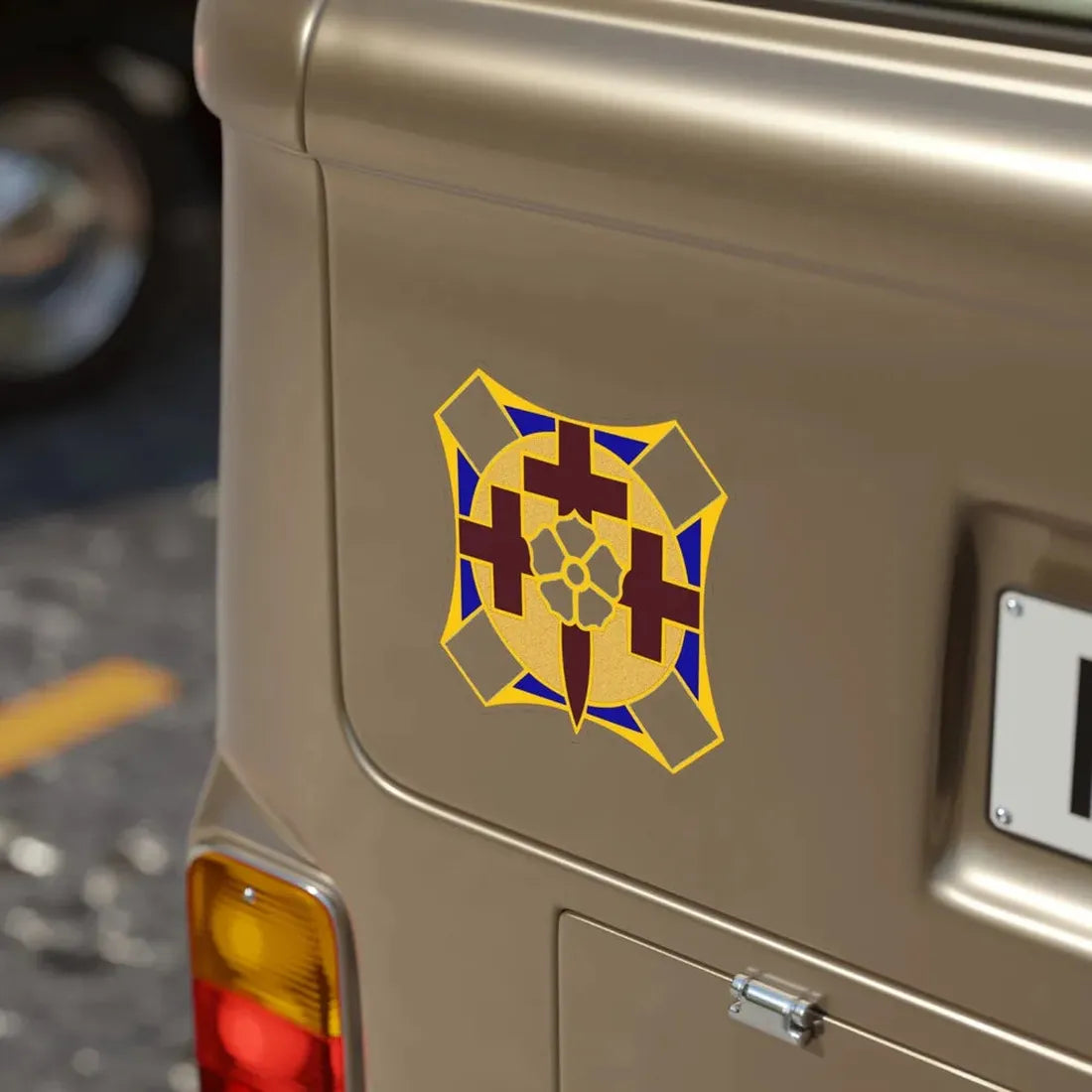 MEDDAC Fort McPherson (U.S. Army) Transparent STICKER Die-Cut Vinyl Decal - The Sticker Space