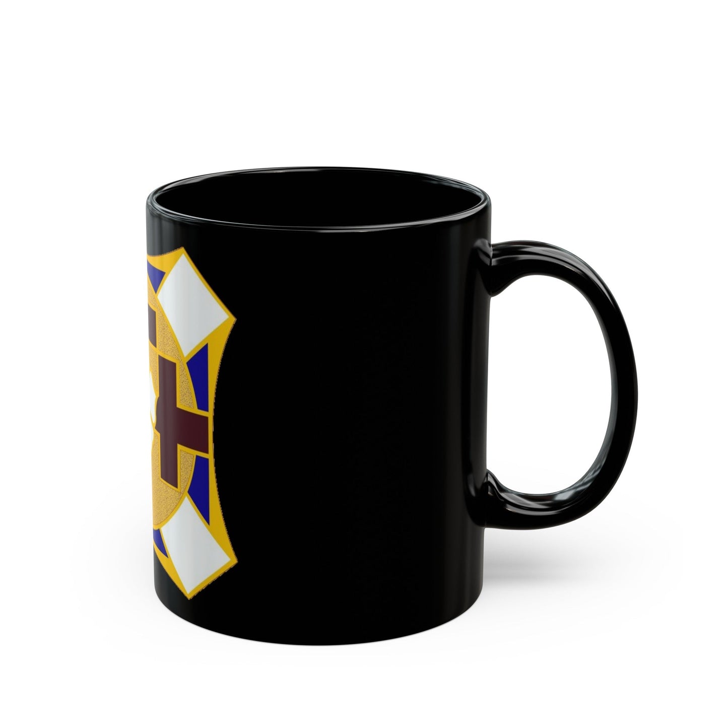 MEDDAC Fort McPherson US (U.S. Army) Black Coffee Mug-The Sticker Space