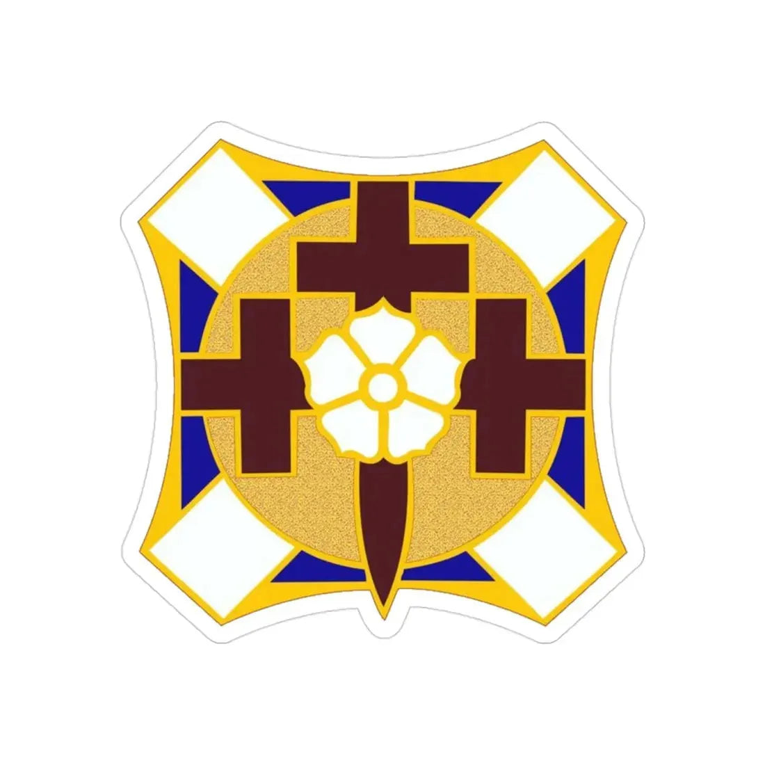 MEDDAC Fort McPherson US (U.S. Army) REVERSE PRINT Transparent Die-Cut STICKER - The Sticker Space