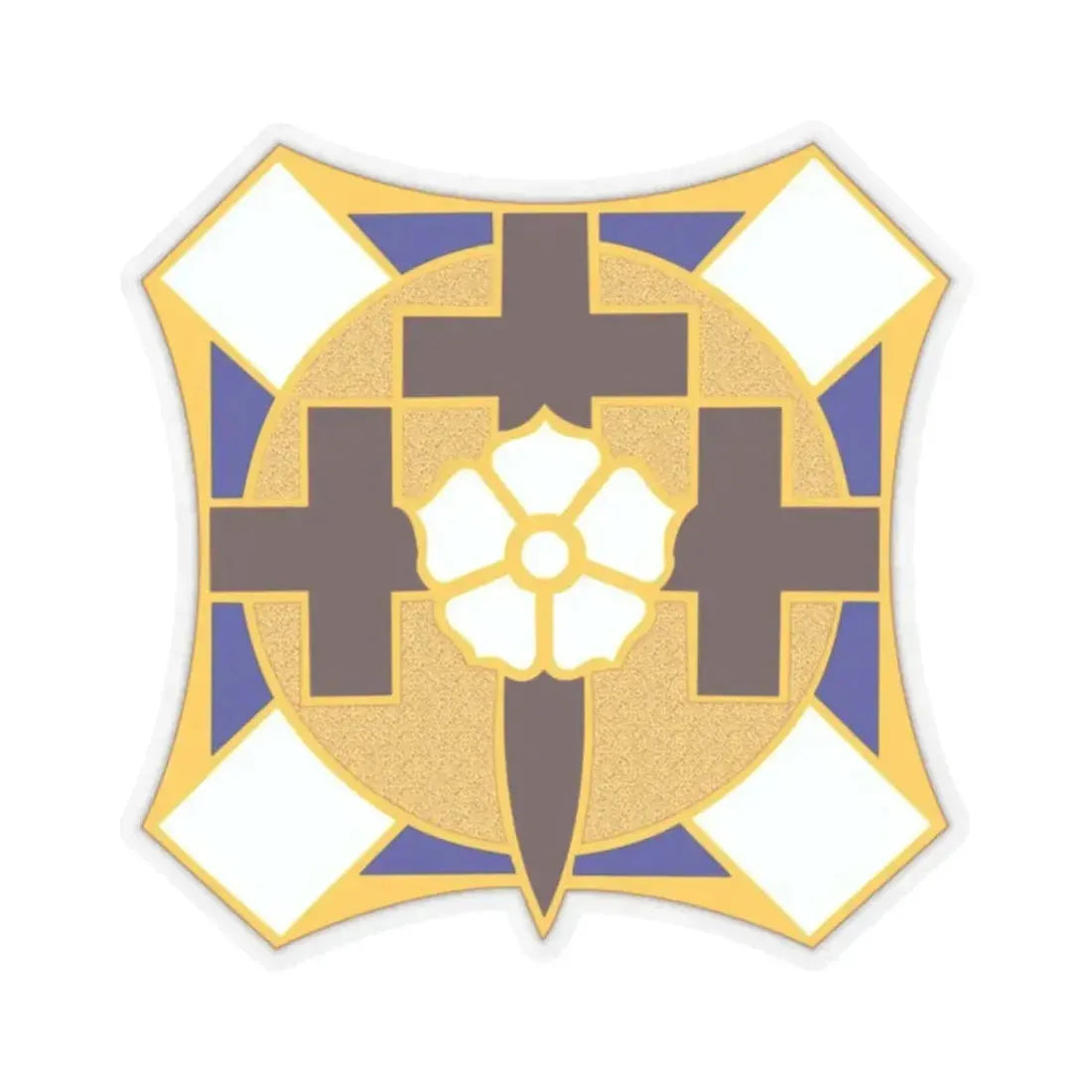 MEDDAC Fort McPherson US (U.S. Army) STICKER Vinyl Kiss-Cut Decal 2 Inch Transparent - The Sticker Space