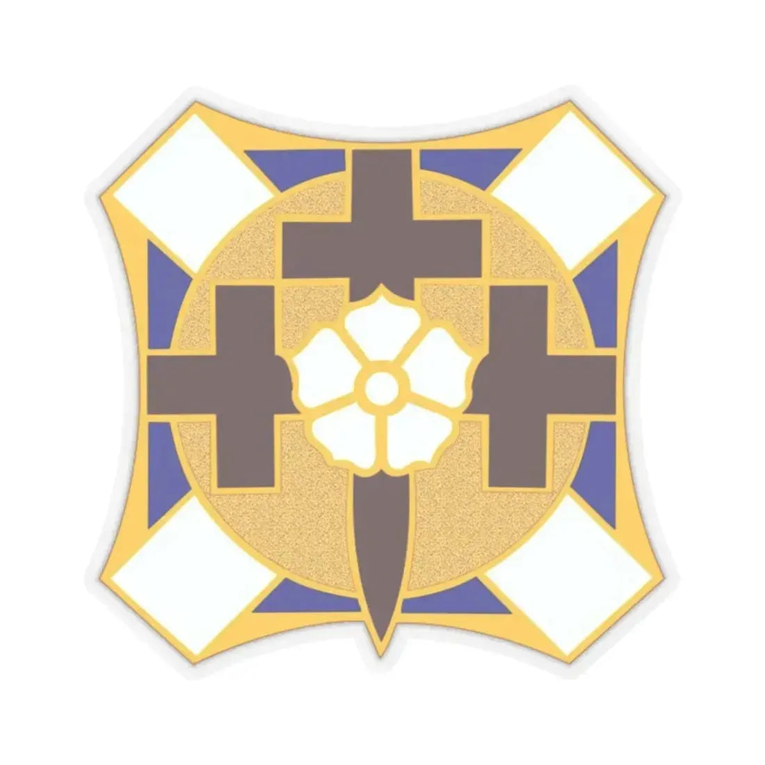 MEDDAC Fort McPherson US (U.S. Army) STICKER Vinyl Kiss-Cut Decal 3 Inch Transparent - The Sticker Space