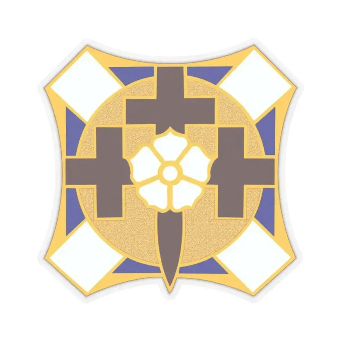 MEDDAC Fort McPherson US (U.S. Army) STICKER Vinyl Kiss-Cut Decal 4 Inch Transparent - The Sticker Space