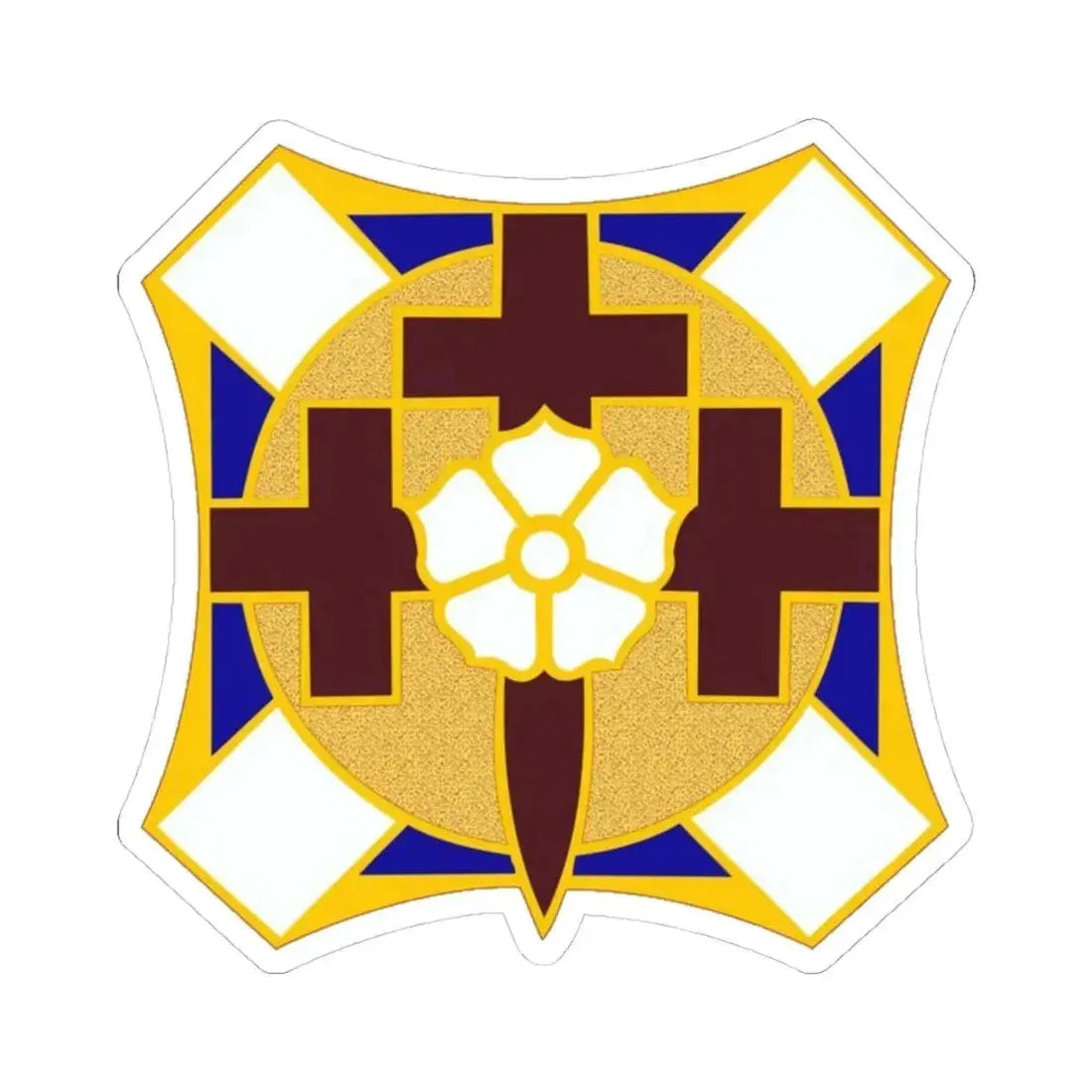 MEDDAC Fort McPherson US (U.S. Army) STICKER Vinyl Kiss-Cut Decal 4 Inch White - The Sticker Space