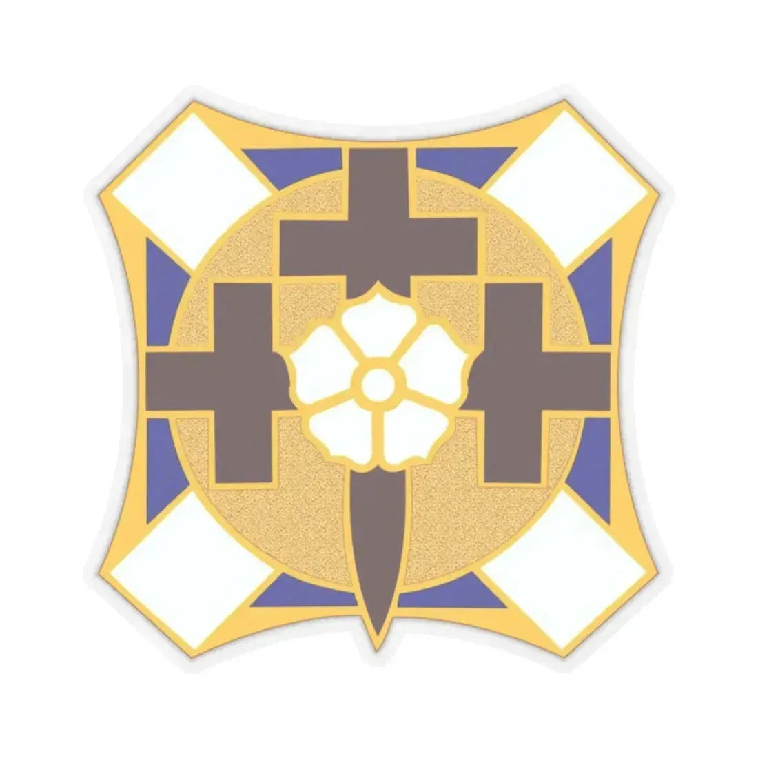 MEDDAC Fort McPherson US (U.S. Army) STICKER Vinyl Kiss-Cut Decal 6 Inch Transparent - The Sticker Space