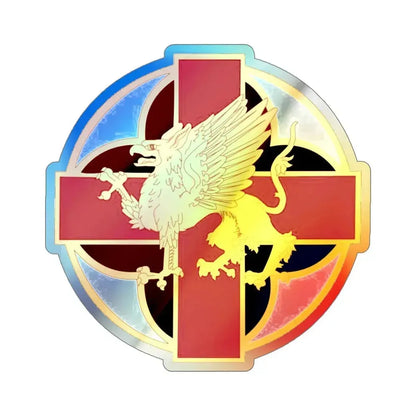 MEDDAC Fort Ord (U.S. Army) Holographic STICKER Die-Cut Vinyl Decal 6 Inch Holographic - The Sticker Space