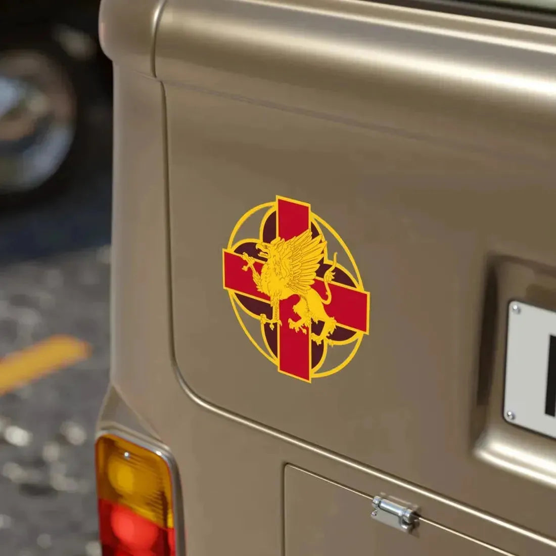 MEDDAC Fort Ord (U.S. Army) Transparent STICKER Die-Cut Vinyl Decal - The Sticker Space