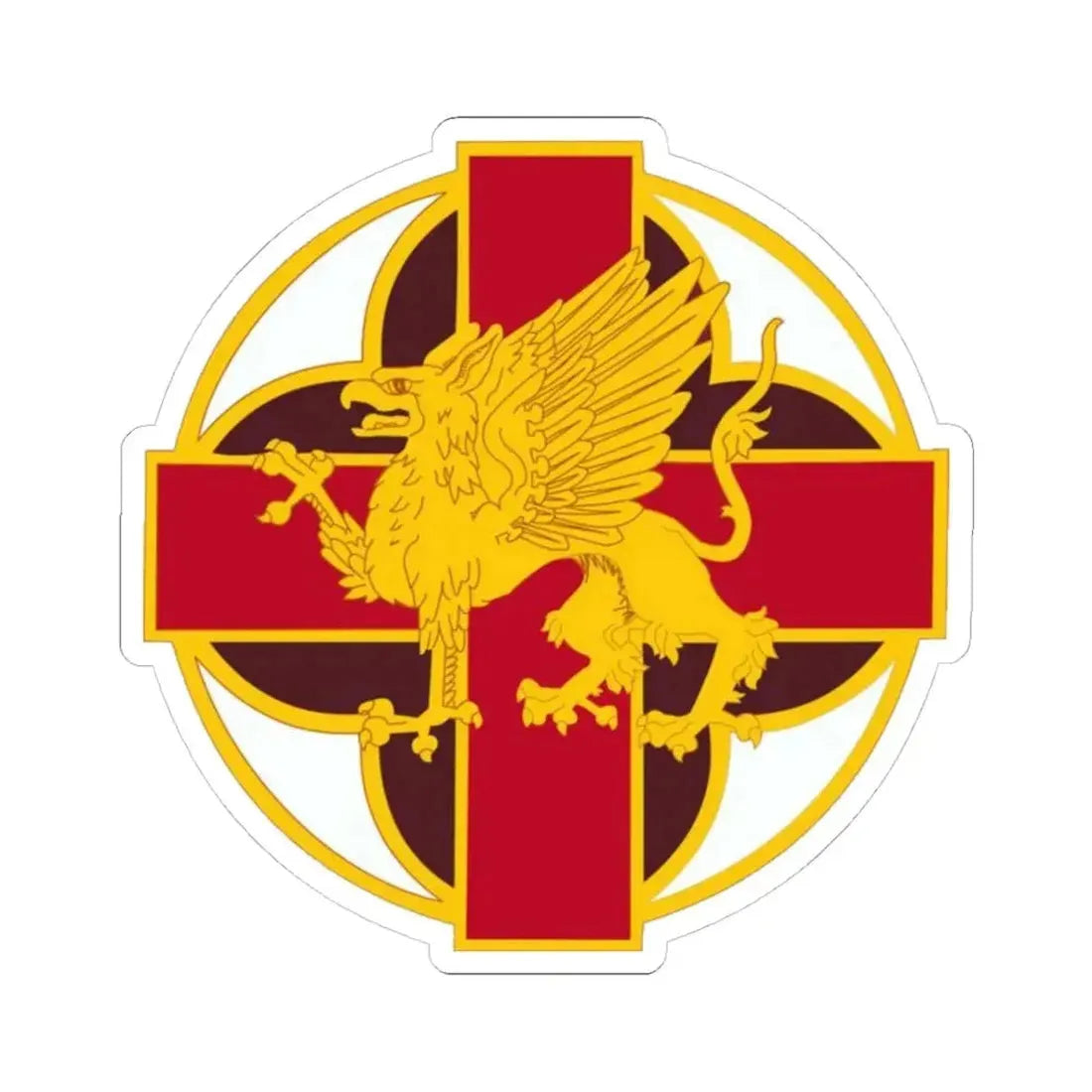 MEDDAC Fort Ord US (U.S. Army) STICKER Vinyl Kiss-Cut Decal 4 Inch White - The Sticker Space