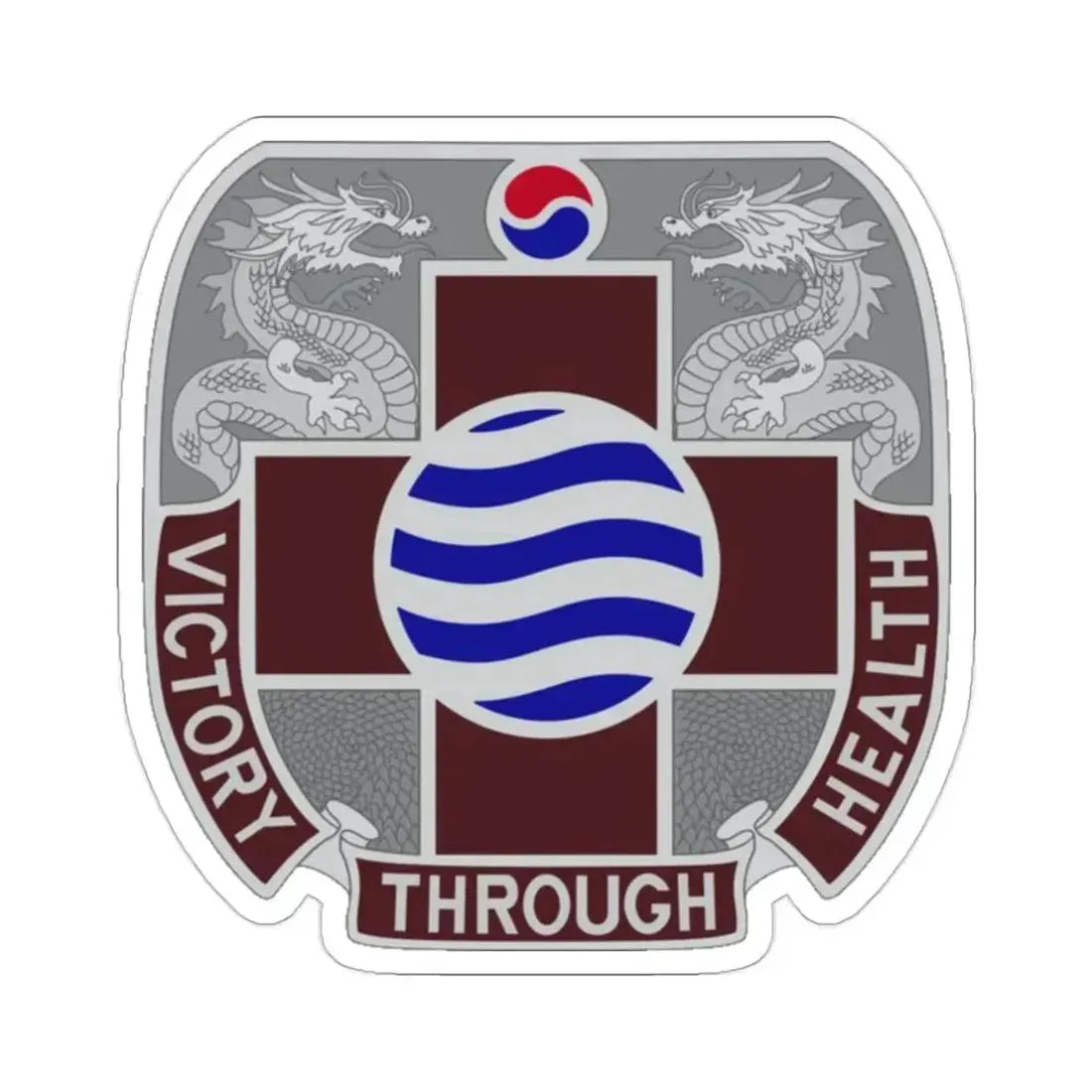 MEDDAC Korea (U.S. Army) STICKER Vinyl Die-Cut Decal 2 Inch - The Sticker Space