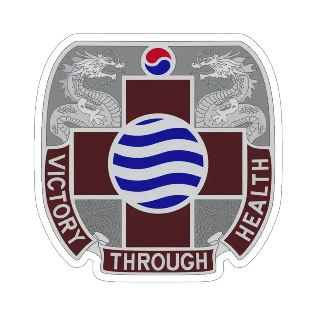 MEDDAC Korea (U.S. Army) STICKER Vinyl Die-Cut Decal 3 Inch - The Sticker Space