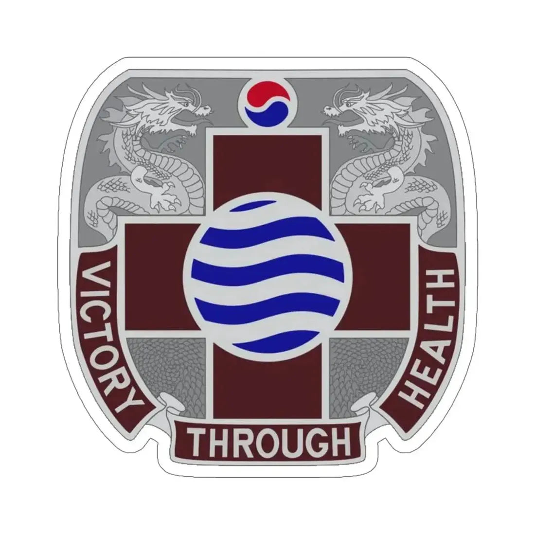 MEDDAC Korea (U.S. Army) STICKER Vinyl Die-Cut Decal 6 Inch - The Sticker Space