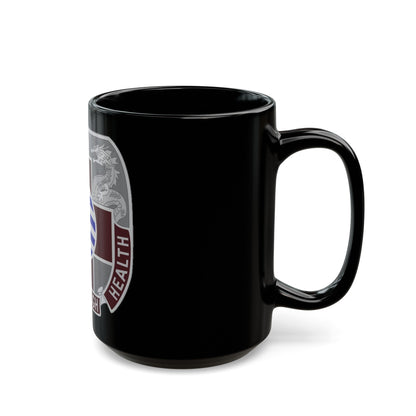 MEDDAC Korea US (U.S. Army) Black Coffee Mug-The Sticker Space