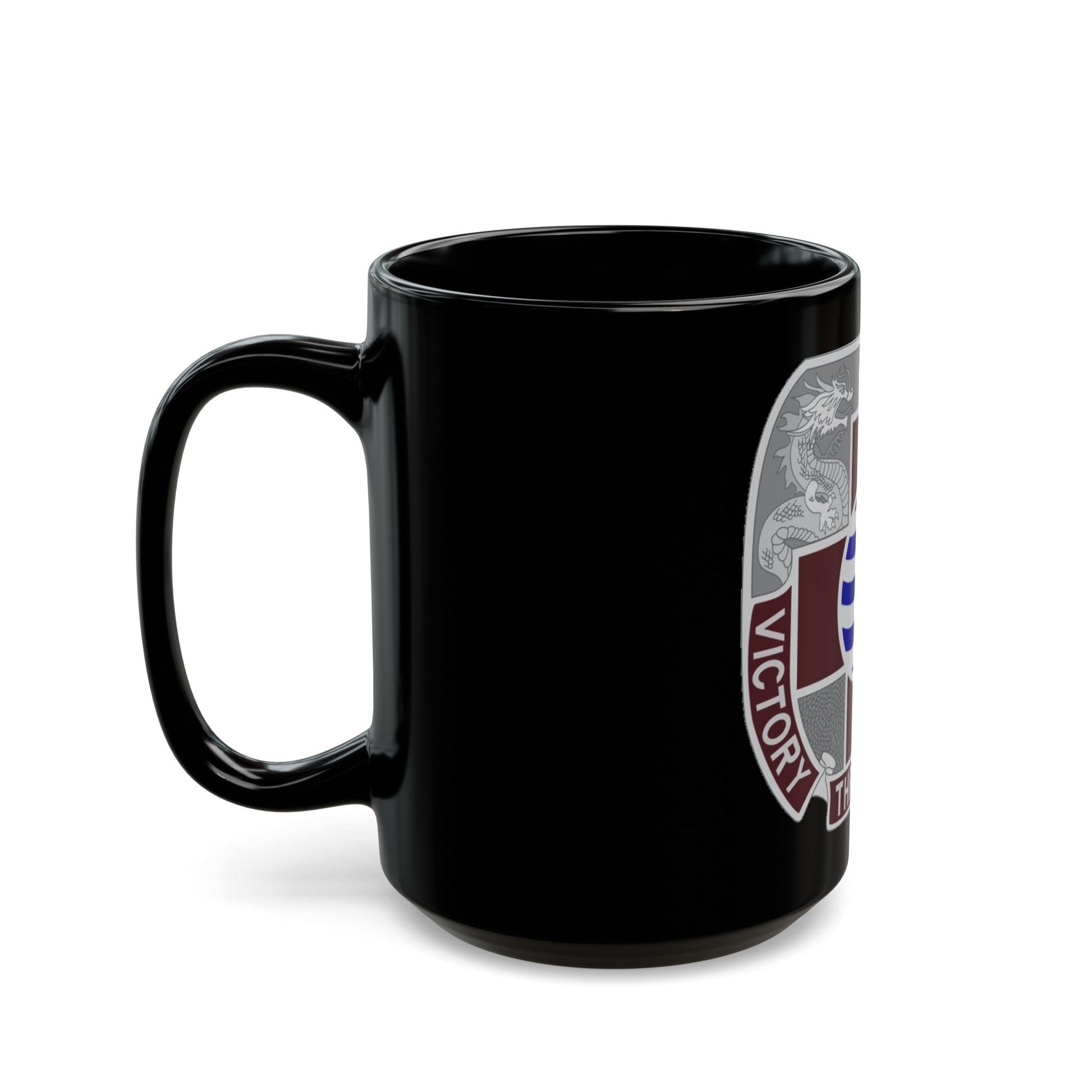 MEDDAC Korea US (U.S. Army) Black Coffee Mug-The Sticker Space